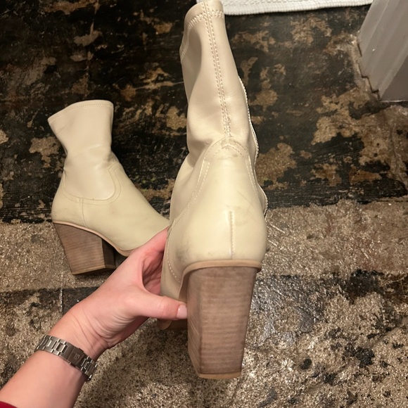 Dolce Vita Boyd Booties in Ivory - Picture 6 of 9